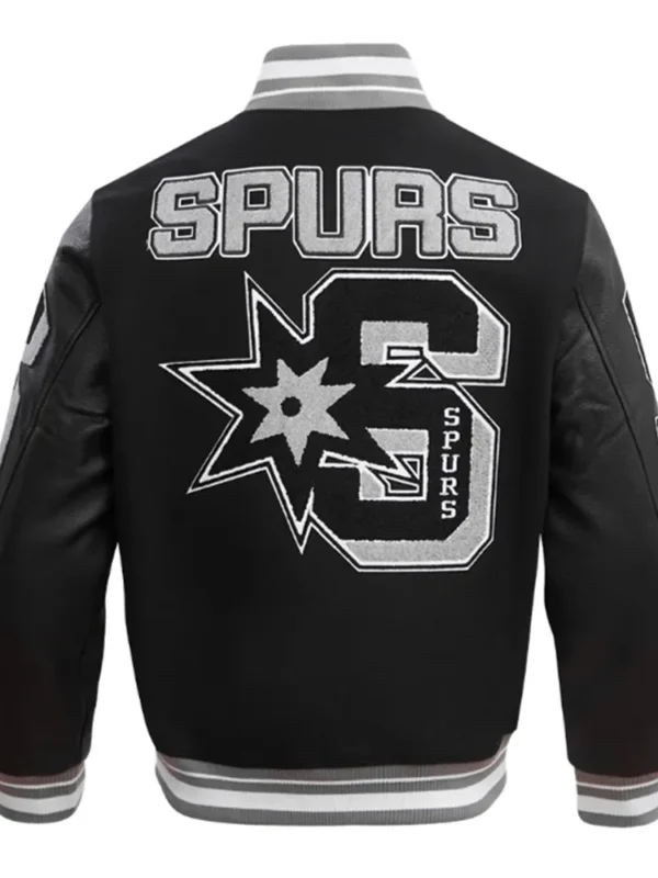 San Antonio Spurs Mashup Classic Rib Varsity Jacket