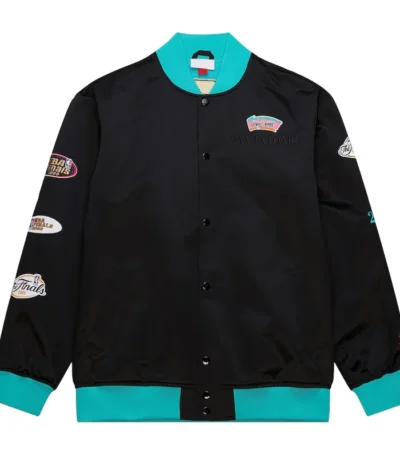 San Antonio Spurs OG 3.0 Lightweight Black Satin Jacket