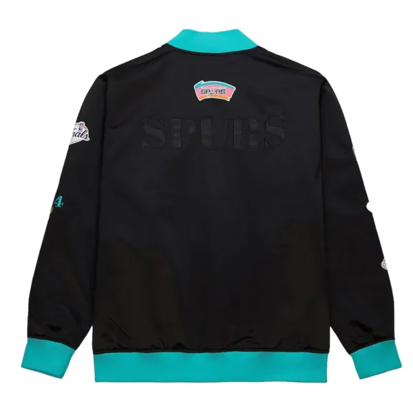 San Antonio Spurs OG 3.0 Lightweight Black Satin Jacket