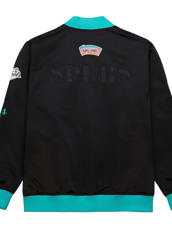 San Antonio Spurs OG 3.0 Lightweight Black Satin Jacket