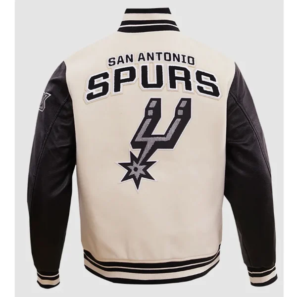 San Antonio Spurs Retro Classic Rib Varsity Jacket