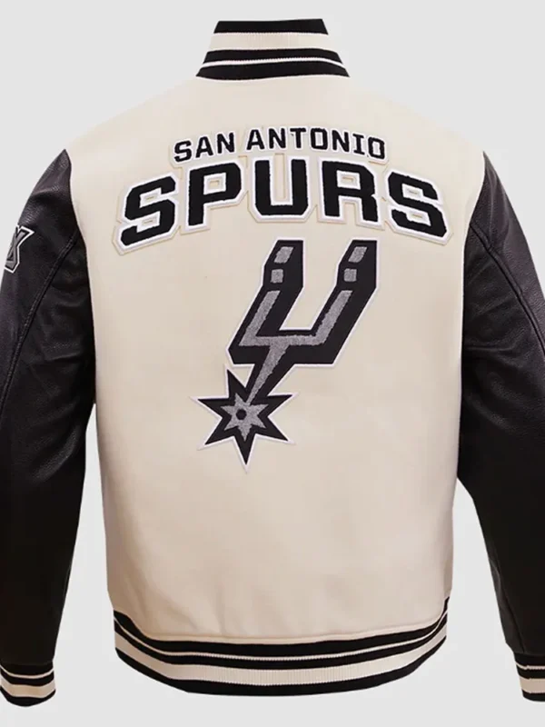 San Antonio Spurs Retro Classic Rib Varsity Jacket