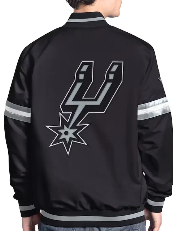 San Antonio Spurs Scout Varsity Satin Jacket
