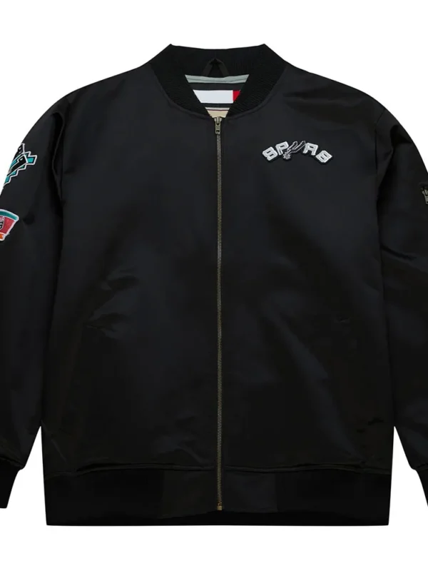 San Antonio Spurs Vintage Logo Lightweight Satin Jacket