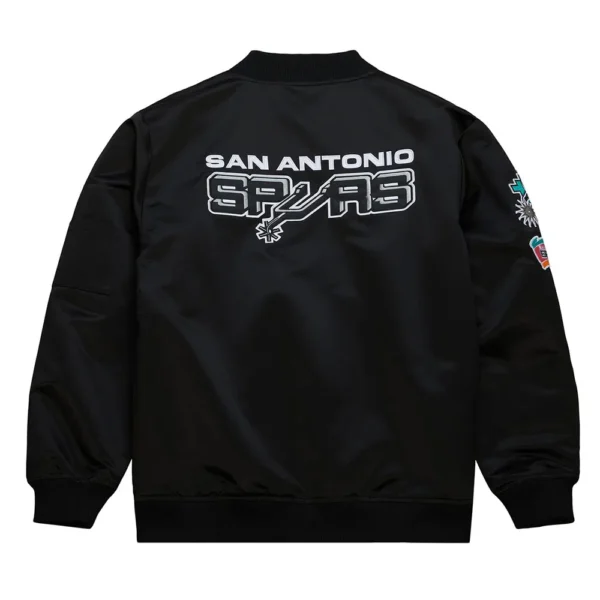 San Antonio Spurs Vintage Logo Lightweight Satin Jacket