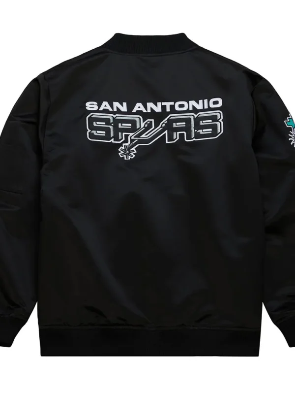 San Antonio Spurs Vintage Logo Lightweight Satin Jacket