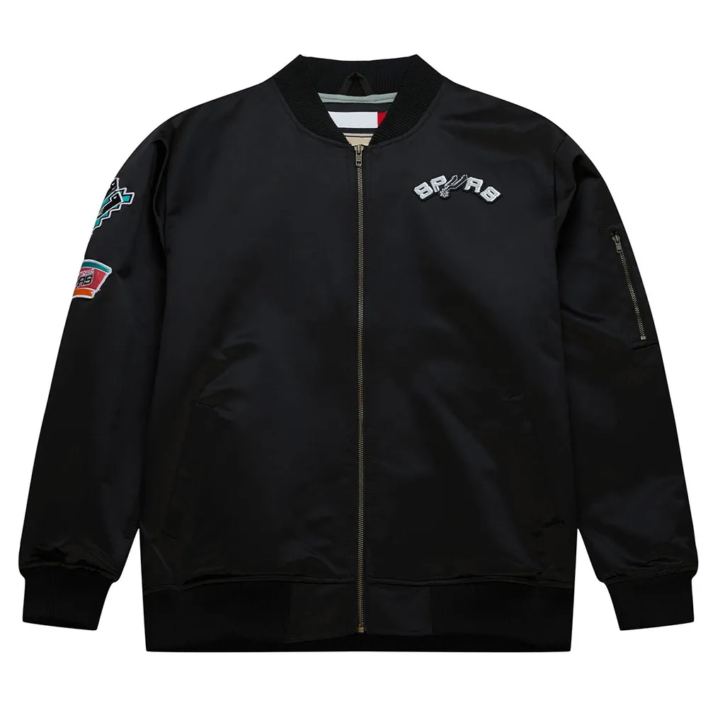San Antonio Spurs Vintage Logo Lightweight Satin Jacket San Antonio Spurs Vintage Logo Lightweight Satin Jacket