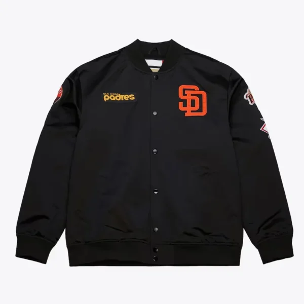 San Diego Padres Black Out Satin Jacket