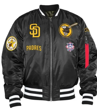 San Diego Padres Bomber MA-1 Jacket