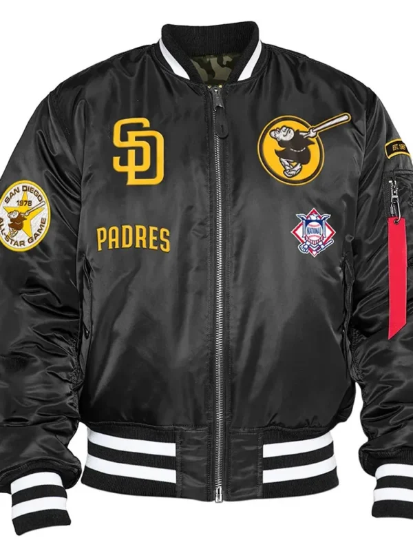 San Diego Padres Bomber MA-1 Jacket