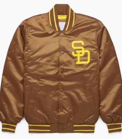 San Diego Padres Brown Bomber Jacket
