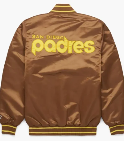 San Diego Padres Brown Bomber Jacket