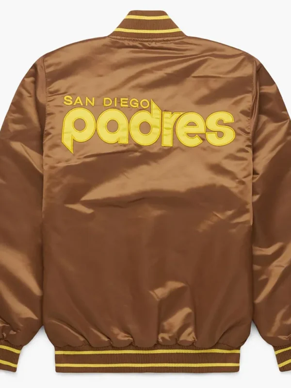 San Diego Padres Brown Bomber Jacket