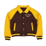 San Diego Padres Brown and Gold Throwback Jacket
