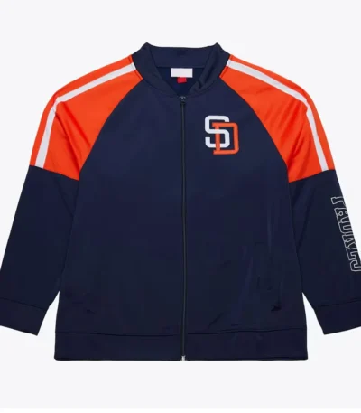 San Diego Padres Color Blocked Full-Zip Track Jacket