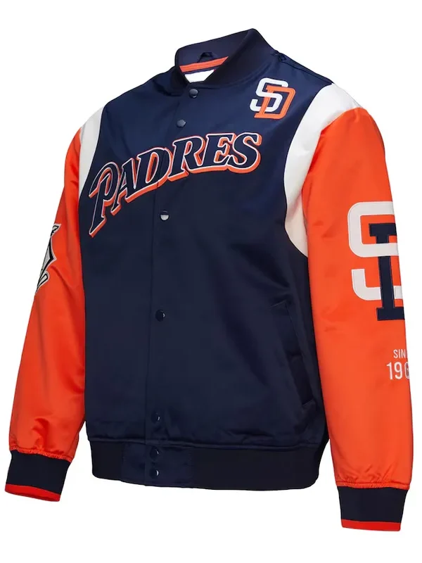 San Diego Padres Cooperstown Team Origins Satin Jacket