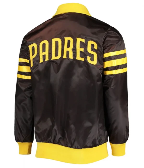 San Diego Padres Full-Zip The Captain II Varsity Brown Jacket