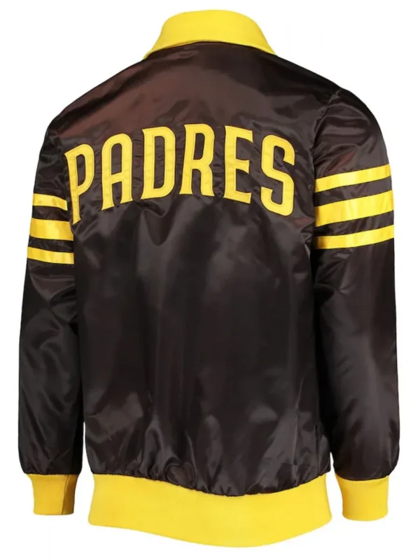 San Diego Padres Full-Zip The Captain II Varsity Brown Jacket