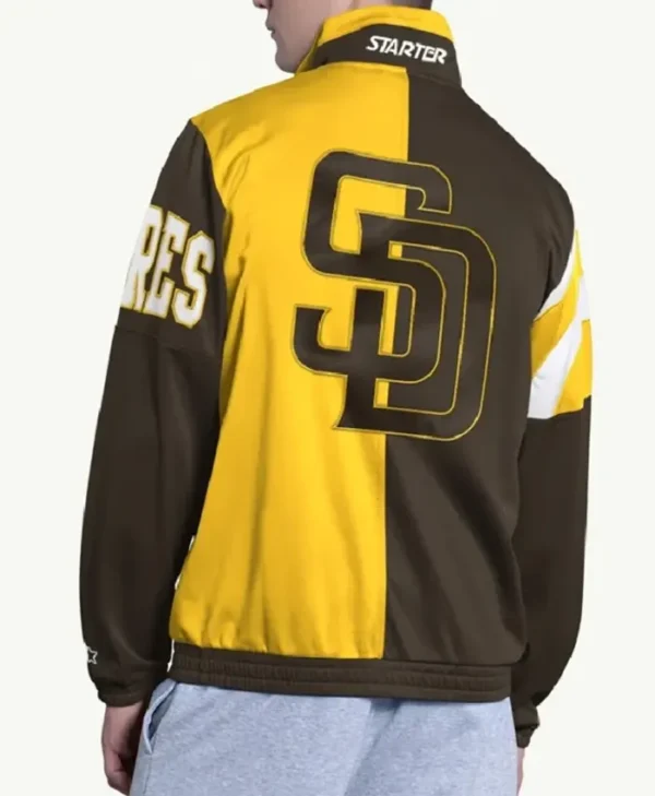 San Diego Padres Heritage Brown Track Jacket