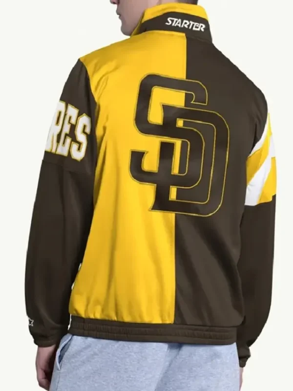 San Diego Padres Heritage Brown Track Jacket