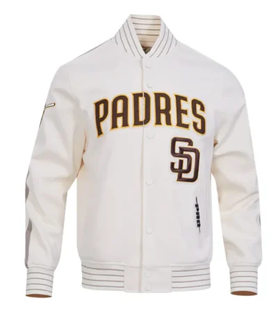 San Diego Padres Logo Game Day Eggshell Jacket