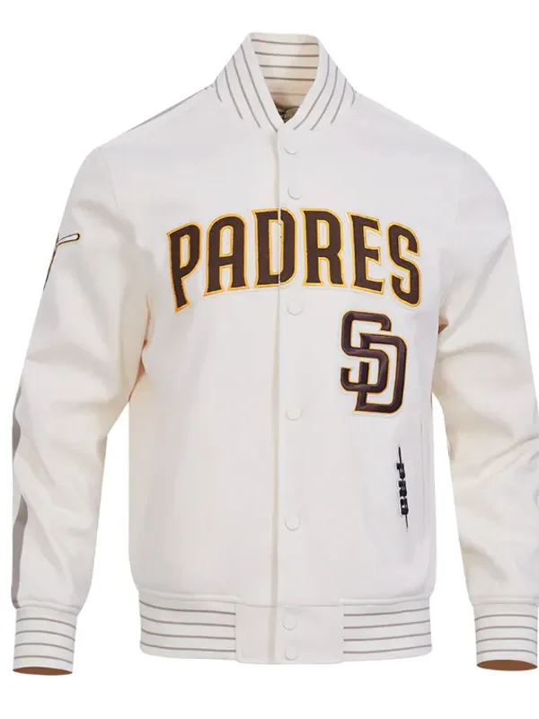 San Diego Padres Logo Game Day Eggshell Jacket