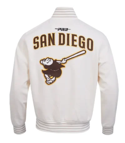 San Diego Padres Logo Game Day Eggshell Jacket