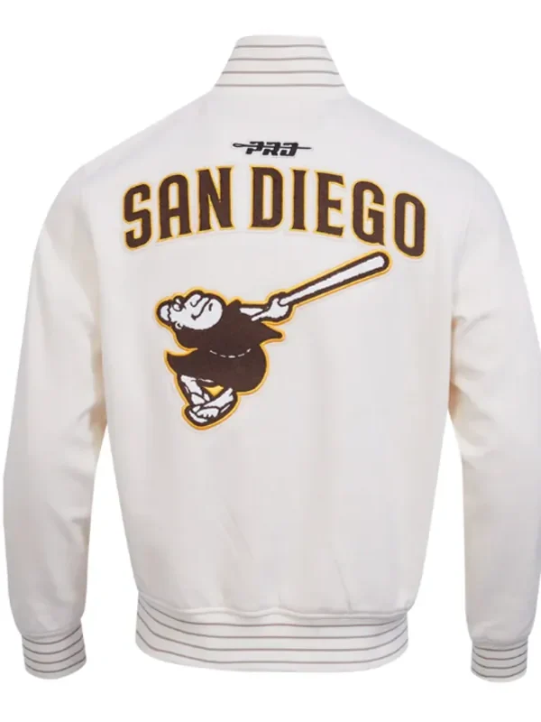 San Diego Padres Logo Game Day Eggshell Jacket