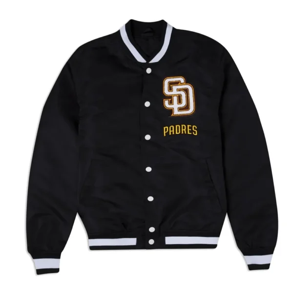 San Diego Padres Logo Select Black Jacket