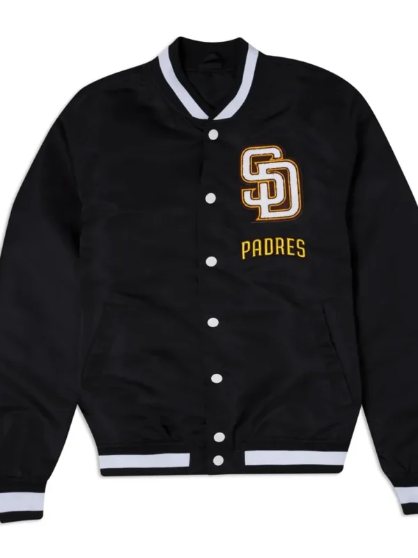 San Diego Padres Logo Select Black Jacket