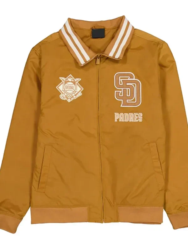 San Diego Padres Logo Select Light Bronze Jacket
