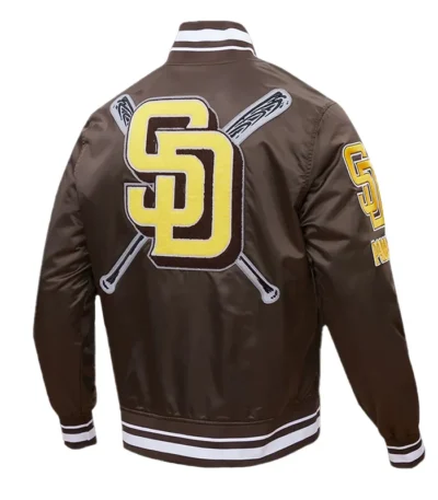 San Diego Padres Mashup Classic Rib Satin Jacket