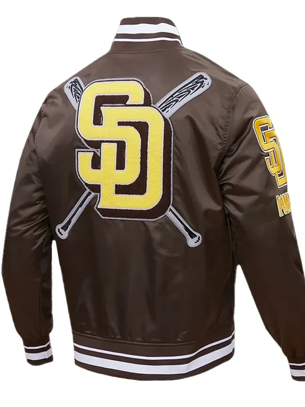 San Diego Padres Mashup Classic Rib Satin Jacket