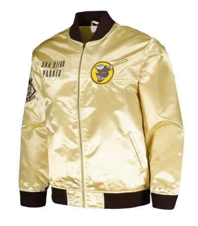 San Diego Padres OG 2.0 Gold Lightweight Satin Jacket