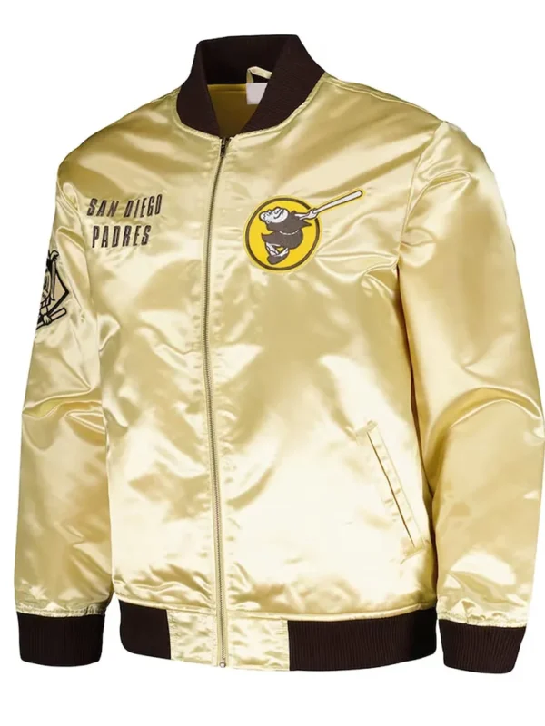 San Diego Padres OG 2.0 Gold Lightweight Satin Jacket