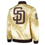 San Diego Padres OG 2.0 Gold Lightweight Satin Jacket