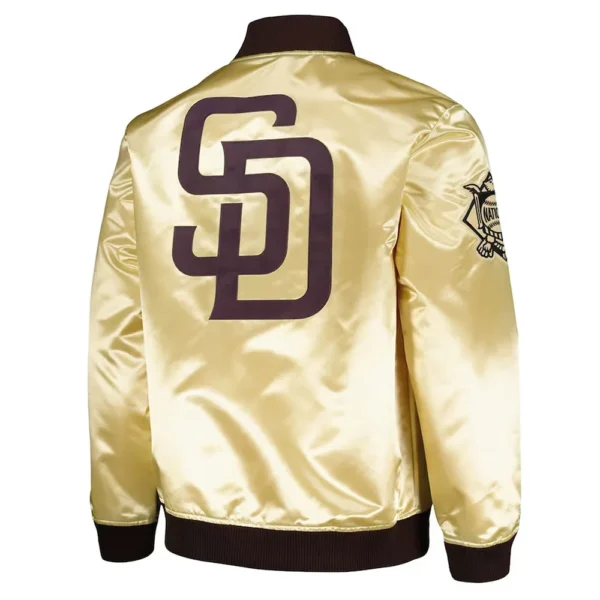 San Diego Padres OG 2.0 Gold Lightweight Satin Jacket