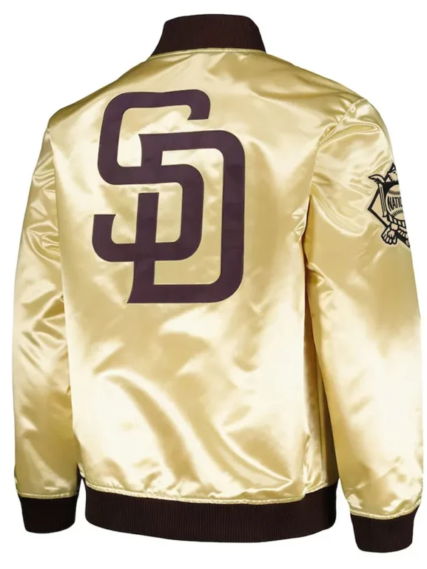 San Diego Padres OG 2.0 Gold Lightweight Satin Jacket