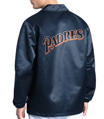 San Diego Padres Point Man Coaches Navy Jacket