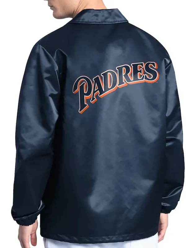 San Diego Padres Point Man Coaches Navy Jacket