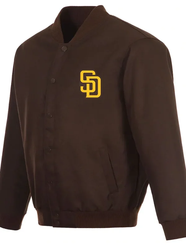 San Diego Padres Poly-Twill Brown Jacket