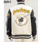 San Diego Padres Retro Classic Rib Varsity Jacket