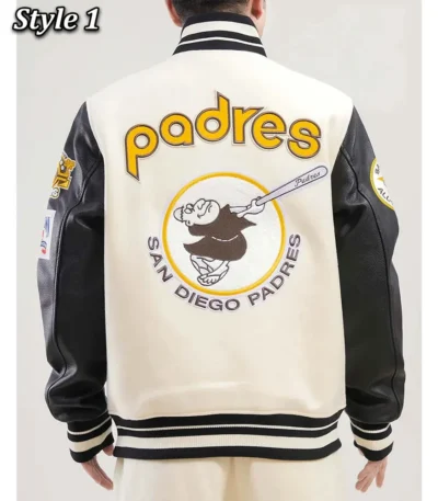 San Diego Padres Retro Classic Rib Varsity Jacket