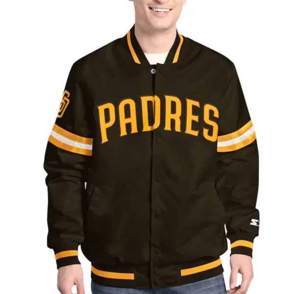 San Diego Padres Scout Varsity Satin Jacket