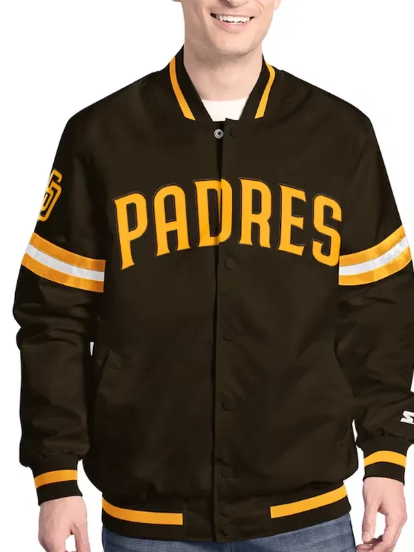 San Diego Padres Scout Varsity Satin Jacket