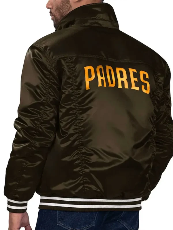 San Diego Padres Silver Tab Trucker Jacket