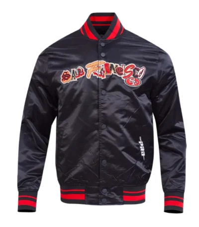 San Francisco 49ers City Ransom Classic Rib Satin Jacket