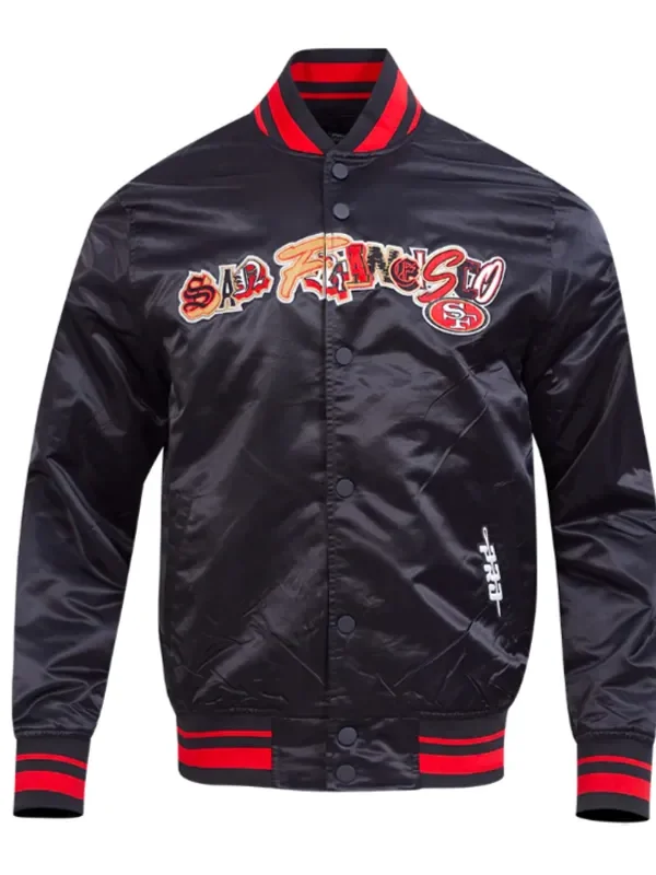 San Francisco 49ers City Ransom Classic Rib Satin Jacket