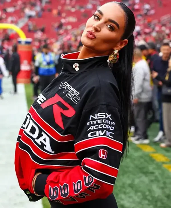 San Francisco 49ers Claire Kittle Honda Tribute Jacket