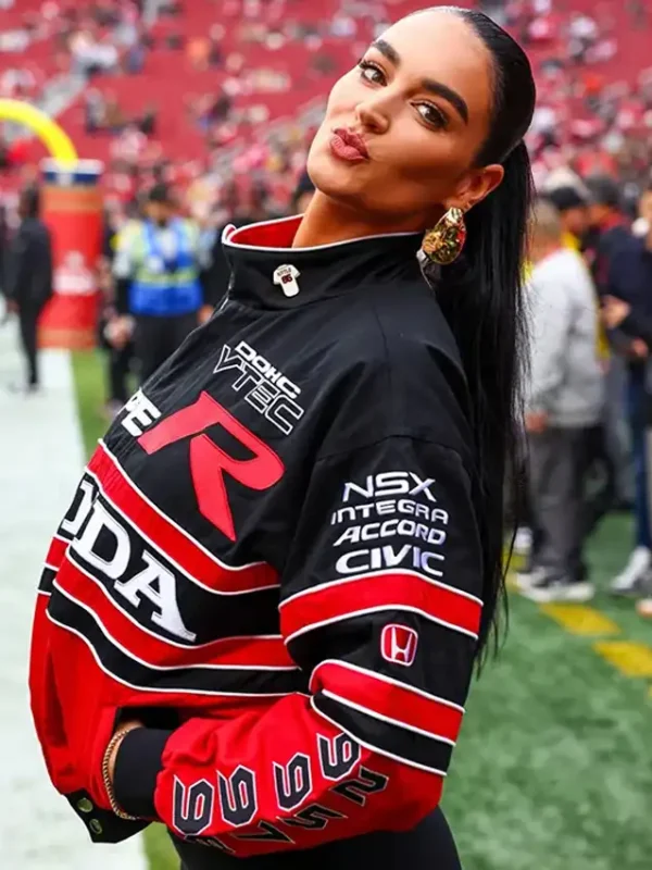 San Francisco 49ers Claire Kittle Honda Tribute Jacket